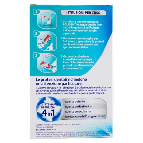 Polident Intensa Freschezza, Pulitore quotidiano per Protesi Dentale 36 cp